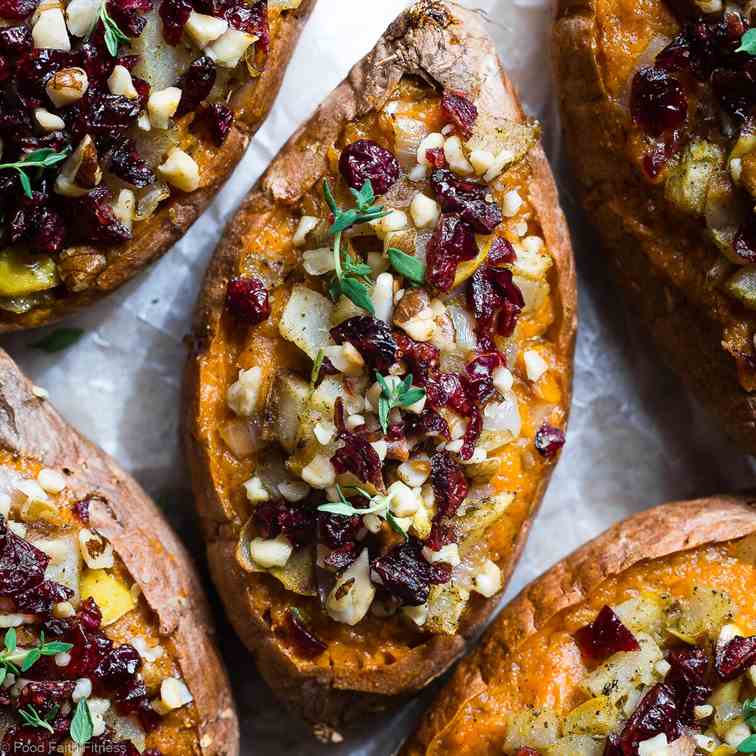 Harvest Stuffed Sweet Potatoes