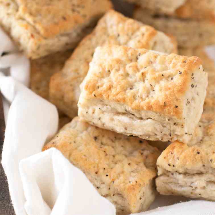 Black Pepper Goat Cheese Biscuits