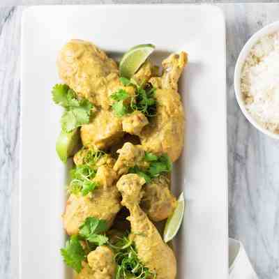 Coconut Curry Chicken Legs