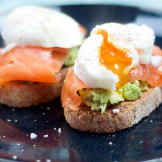 Eggs, Salmon - Avocado