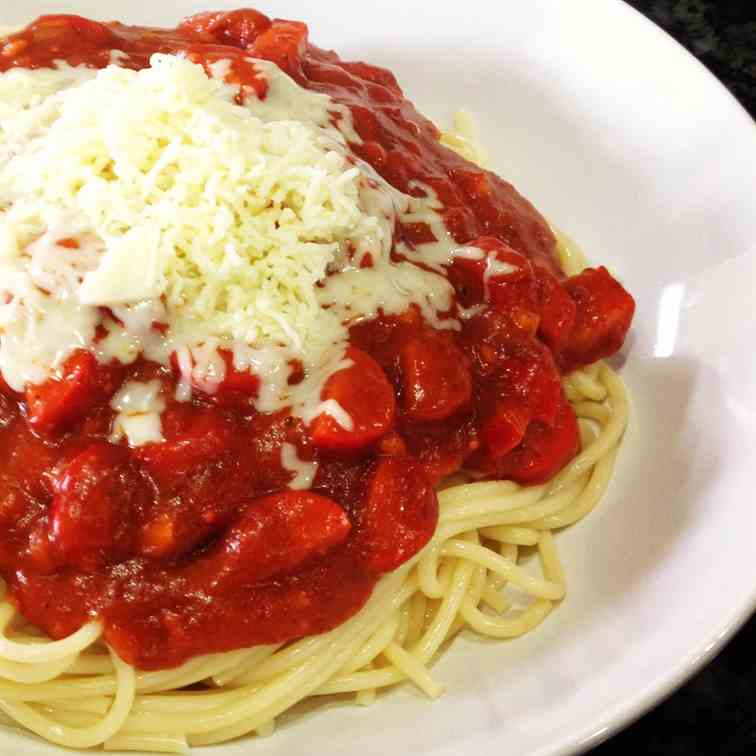 Filipino Style Spaghetti