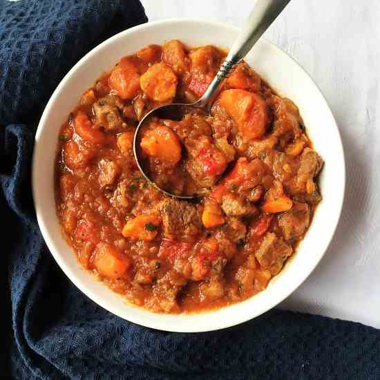 Beef stew with vegetables