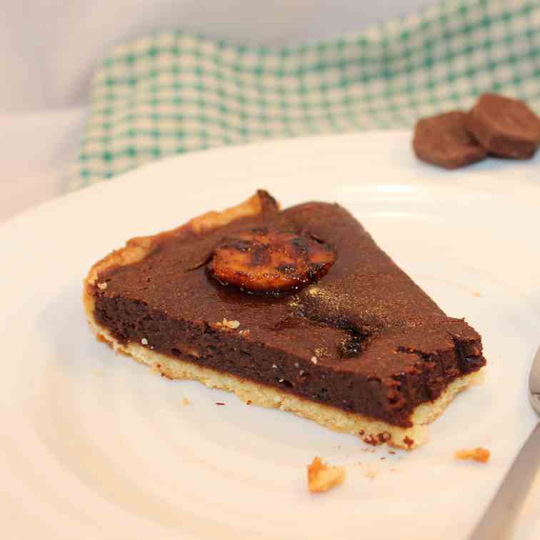 Chocolate Banana Tart