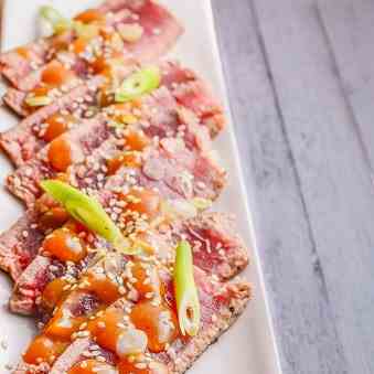 Seared Tuna with Miso Sauce