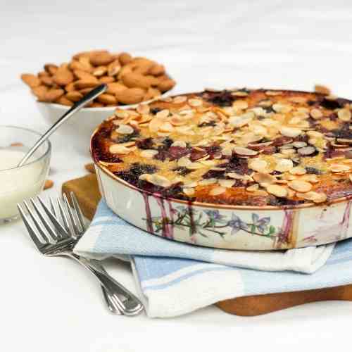 Healthy Cherry Almond Clafoutis