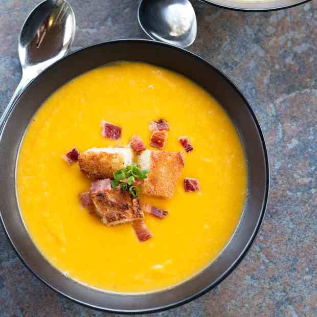 Roasted Butternut Squash Soup 