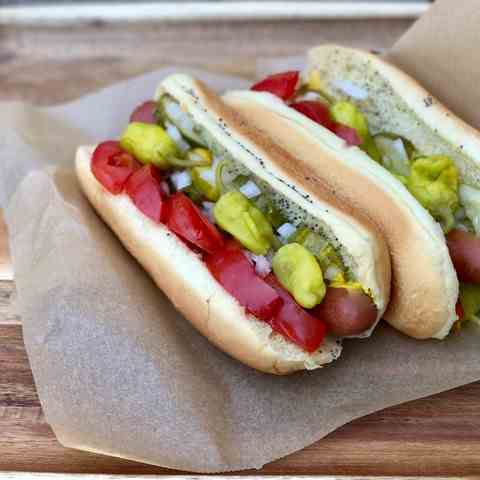 Chicago-Style Hot Dog For Labor Day