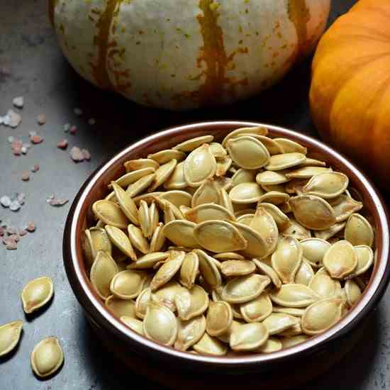 Slow Roasted Pumpkin Seeds