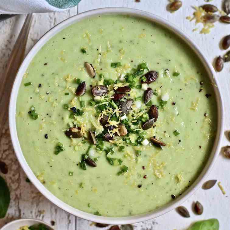 Cucumber - Avocado Gazpacho