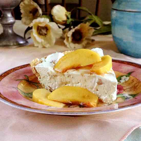 No-Bake Peach Pie