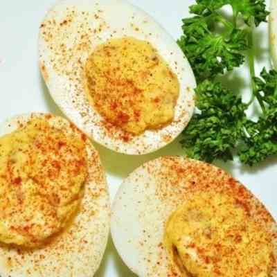 Smoked Devilled Eggs