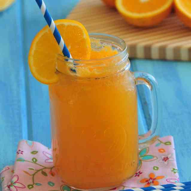 Homemade “Orangina”