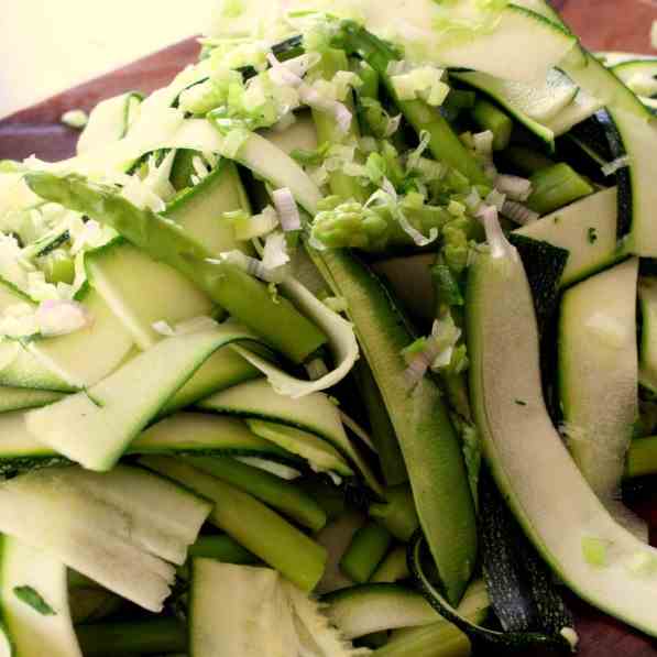 Zucchini Asparagus Salad