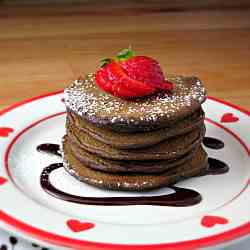 Whole Wheat Chocolate Pancakes