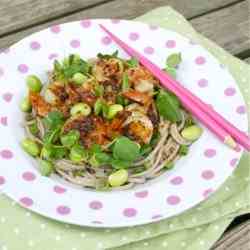 Grilled Prawn and Noodle Salad