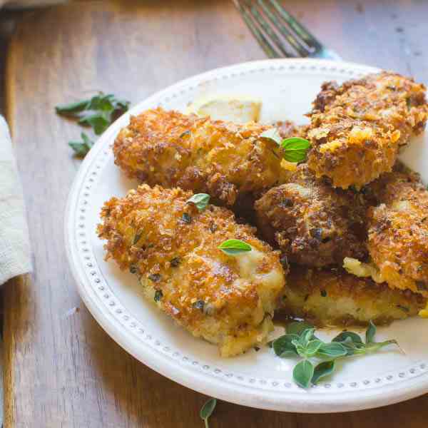 Pan-Fried Oysters Oreganata