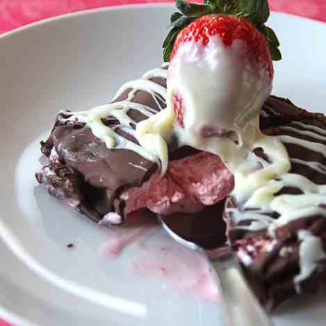 Chocolate Strawberry Klondike Bar