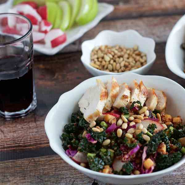 Quinoa Chicken Salad w- Apple Vinaigrette