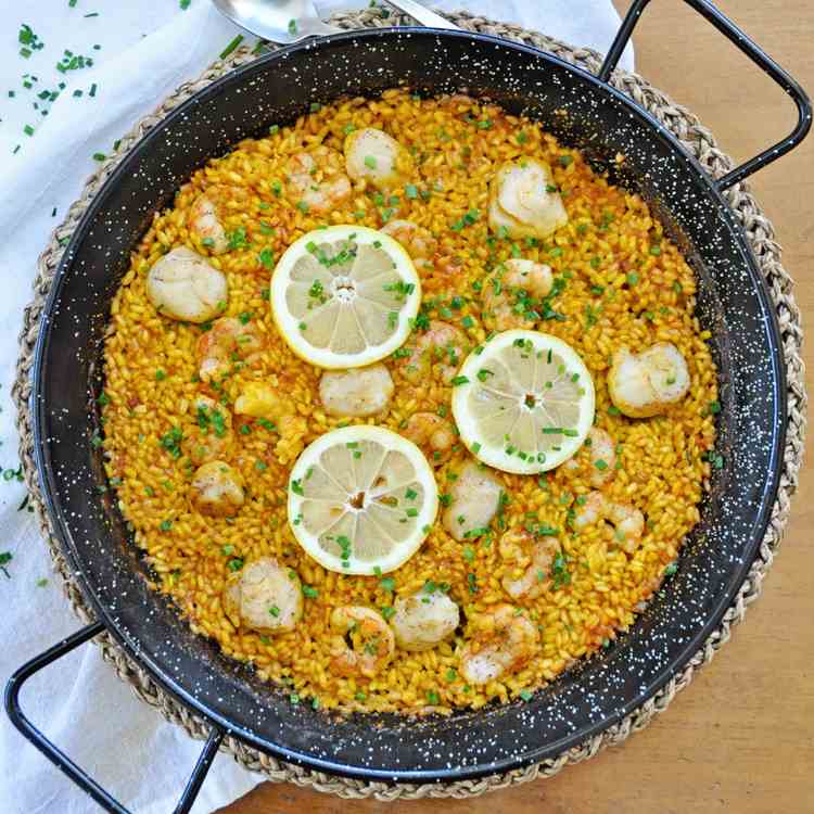 Seafood Paella Recipe 