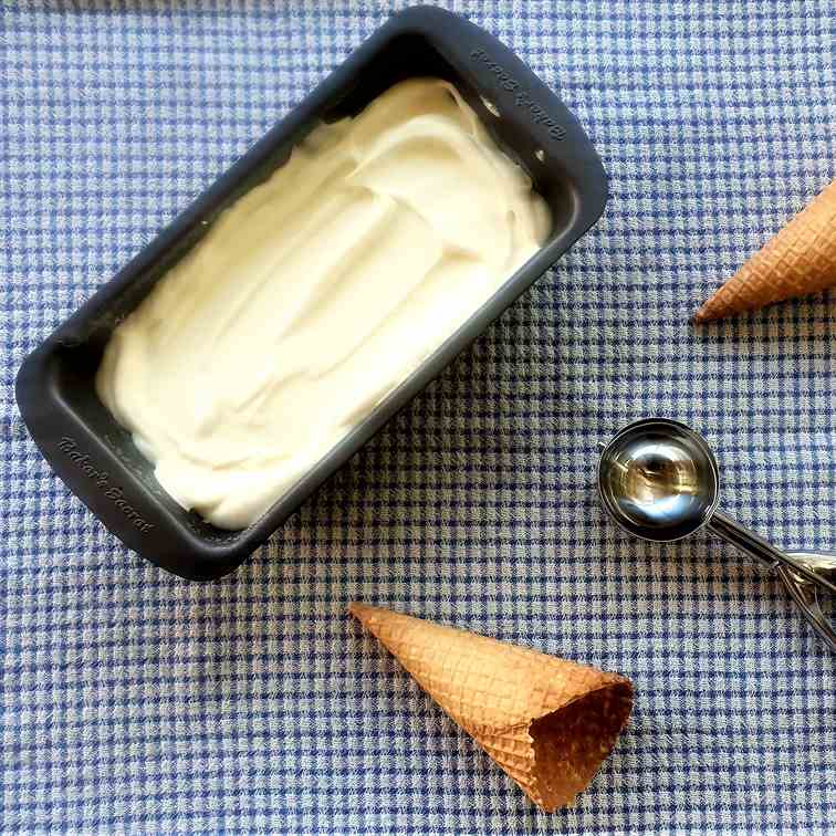 No churn vanilla ice cream