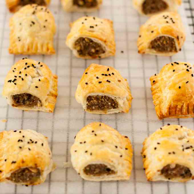 Turkey Stuffing Sausage Rolls