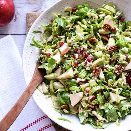 Brussel Sprout Salad with Pear