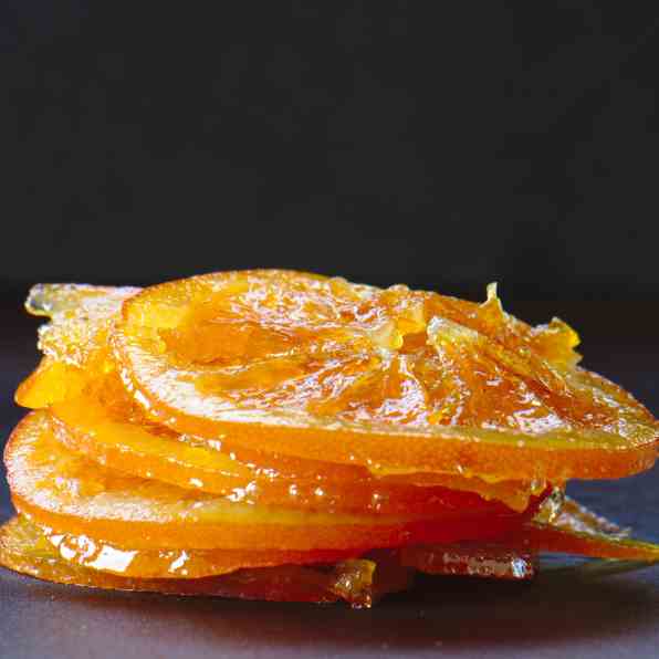 Candied oranges.