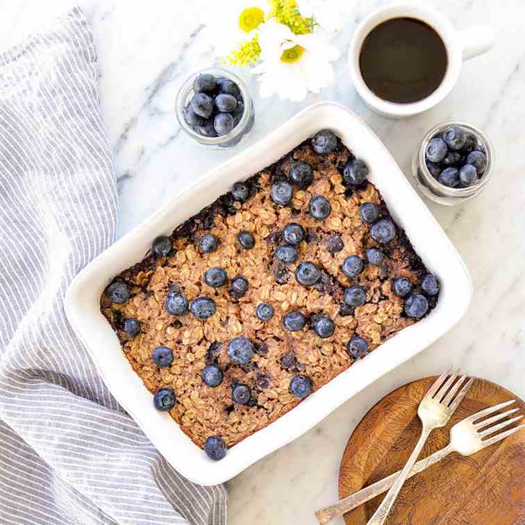 Blueberry Baked Oatmeal