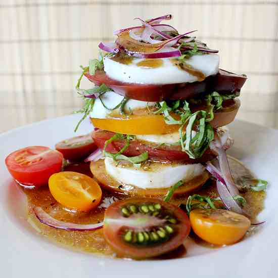 Tomato Mozzarella Tower Insalata Caprese