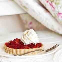 Strawberry Tart with Limoncello Cream