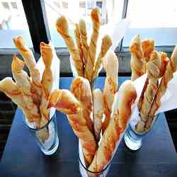 Twisted Parmesan Breadsticks