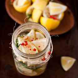 Preserved Lemons with Rosemary