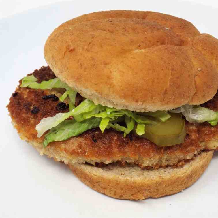 Crispy Pork Tenderloin Sandwich