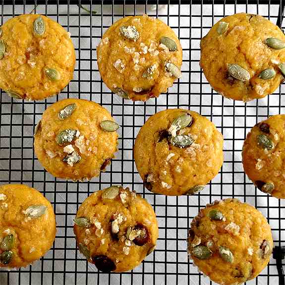 Pumpkin-Chocolate Chip Muffins