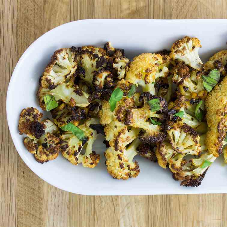 Roasted Cauliflower with Butter Sauce