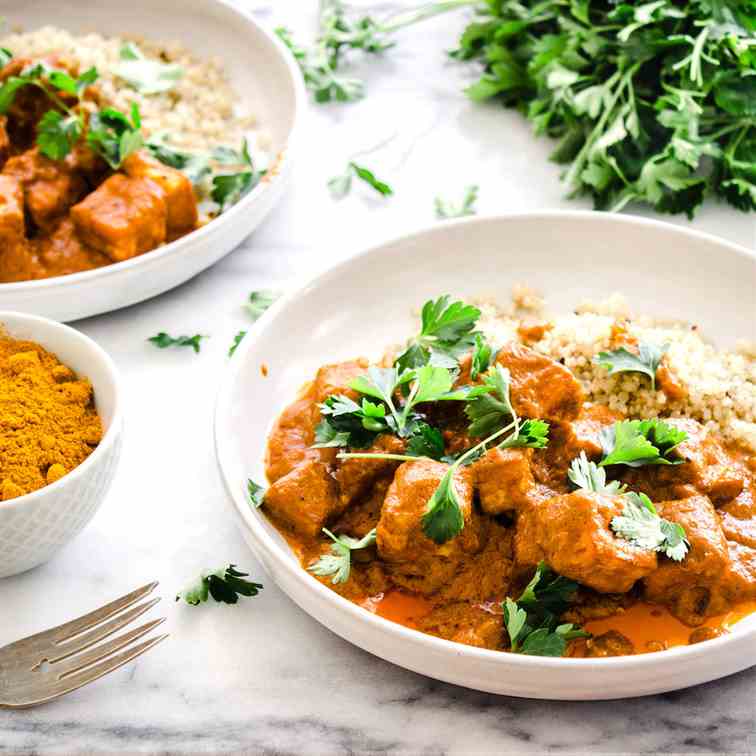 Vegan Butter Spice Tofu (gf)