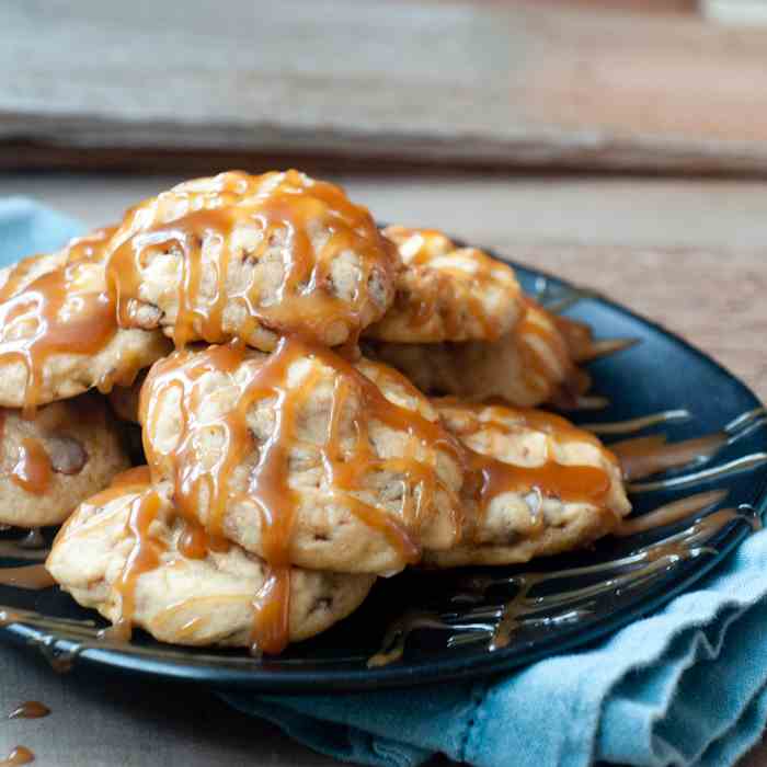 Caramel and Spice Pumpkin Cookies