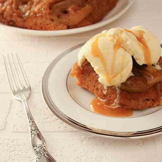 Delicious Upside Down Apple Cake