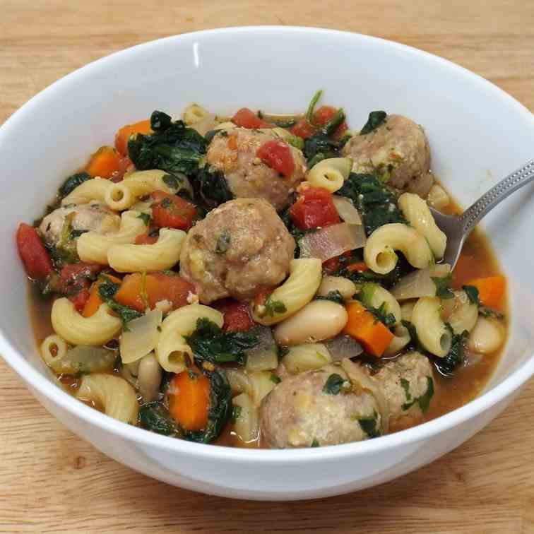 Turkey Meatball Minestrone