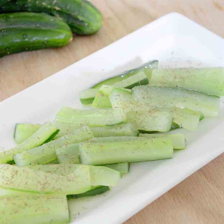 Sauteed Cucumbers