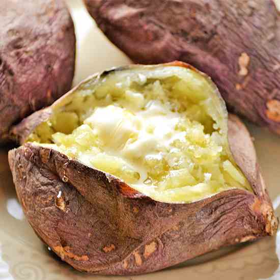Japanese Sweet Potato with Honey Butter