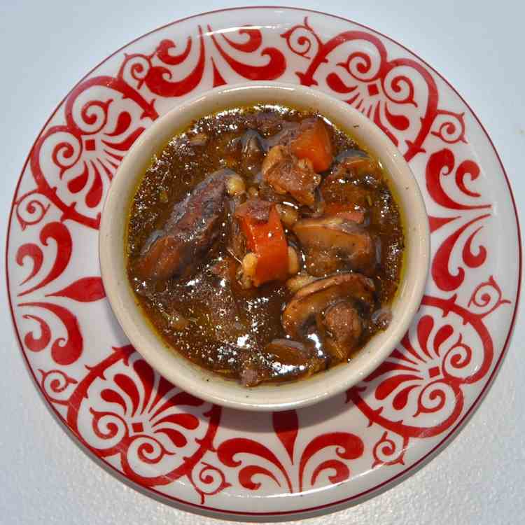 French Onion Soup with Lamb