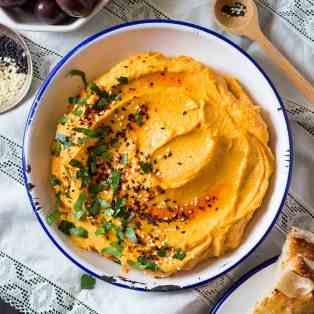 Lebanese pumpkin hummus