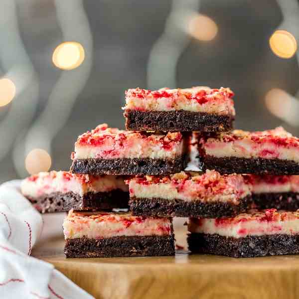 Peppermint Cheesecake Brownies