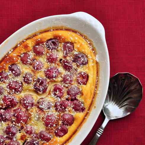 Cherry clafoutis