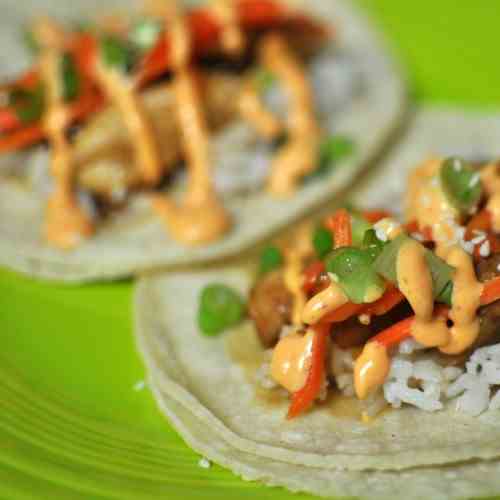 Teriyaki Chicken Tacos