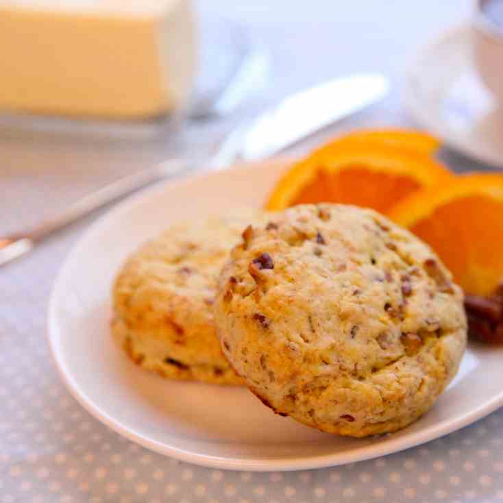 Orange Pecan Scones