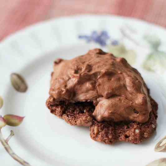 Chocolate Meringue Cookies