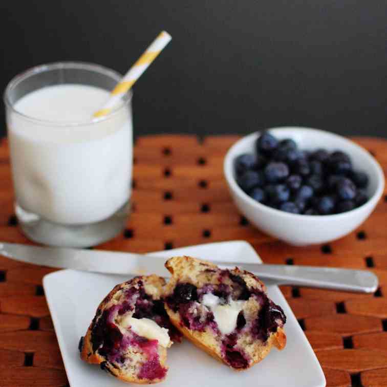 Amazingly Blueberry-ey Blueberry Muffins