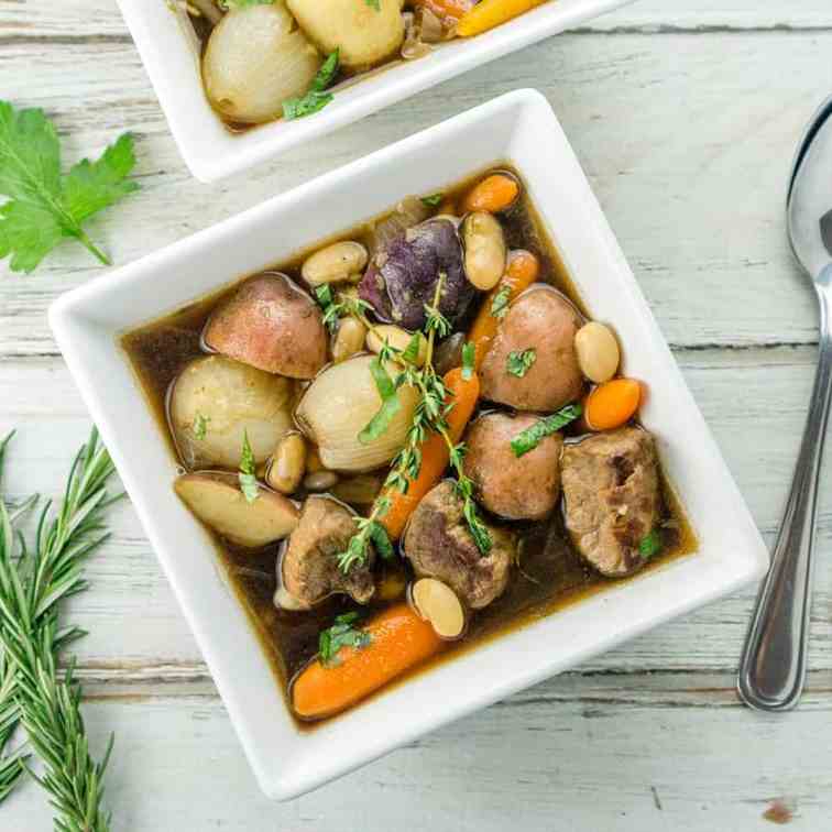 Irish Beef Stew with White Beans